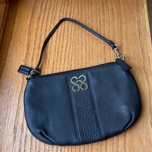 Coach Black Leather Wrislet